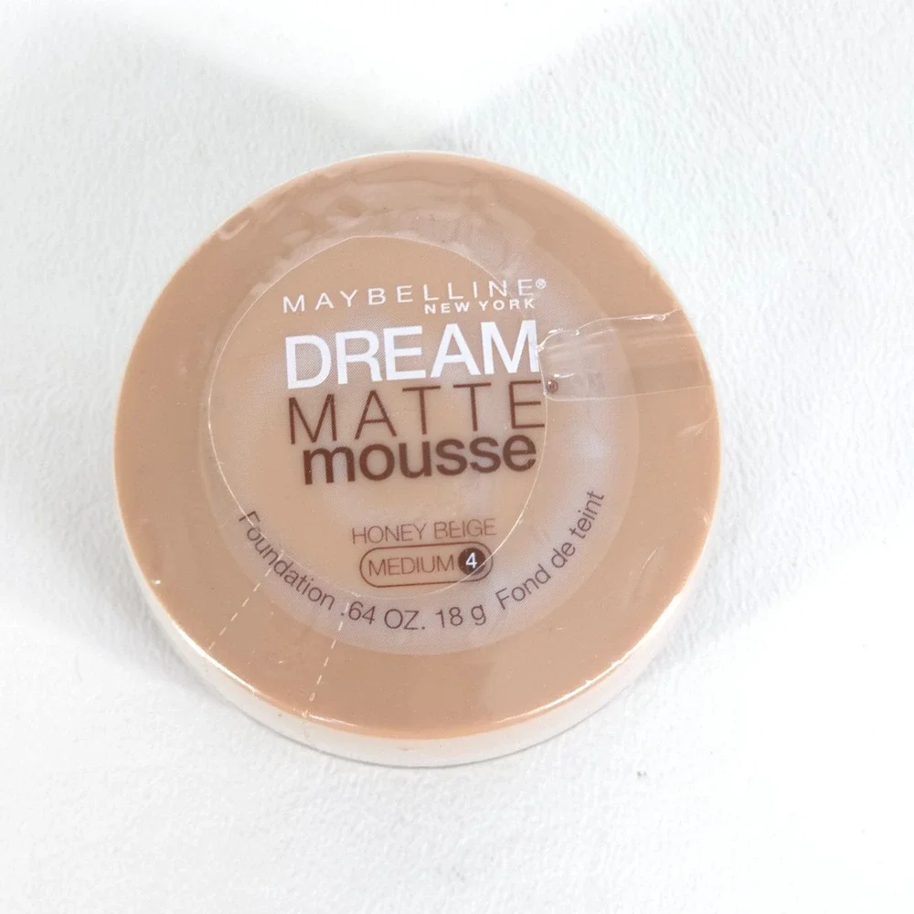 Maybelline Dream Matte Mousse Foundation Honey Beige Medium 4 18g Sealed NEW